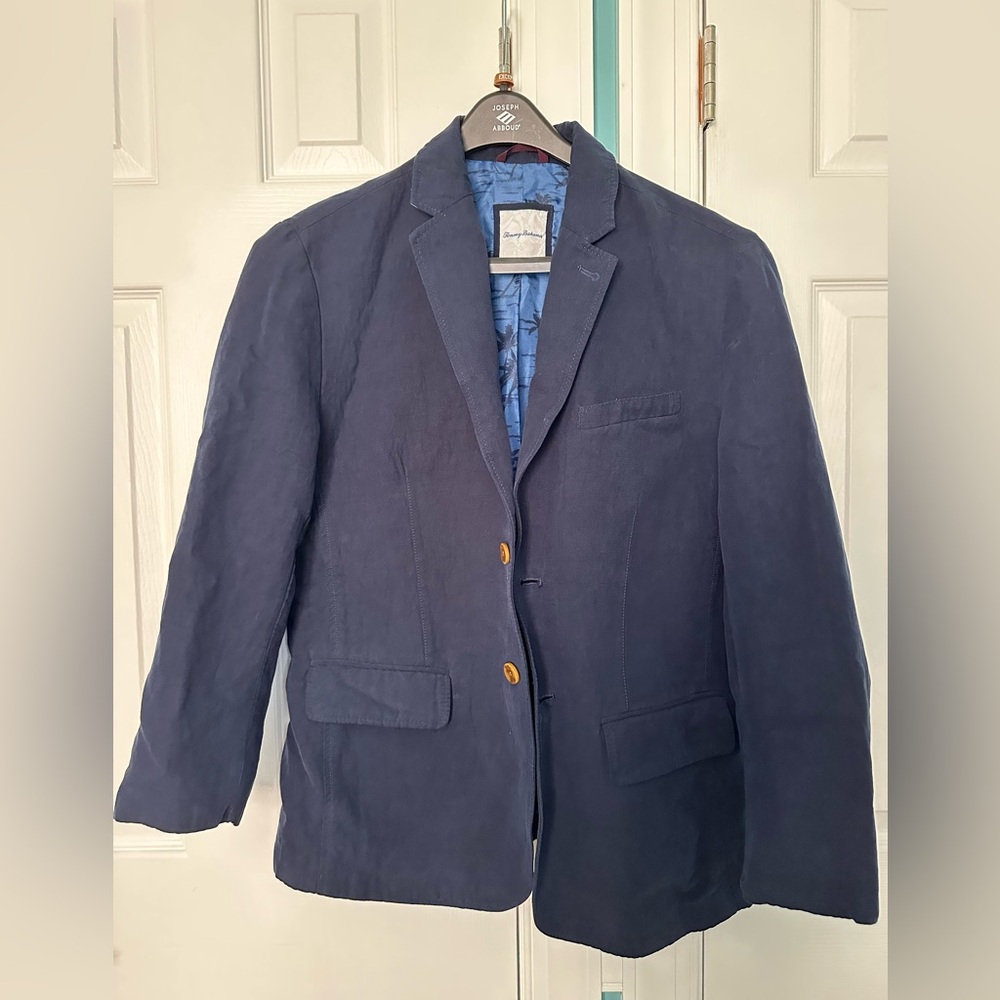 Tommy Bahama silk linen blend jacket M